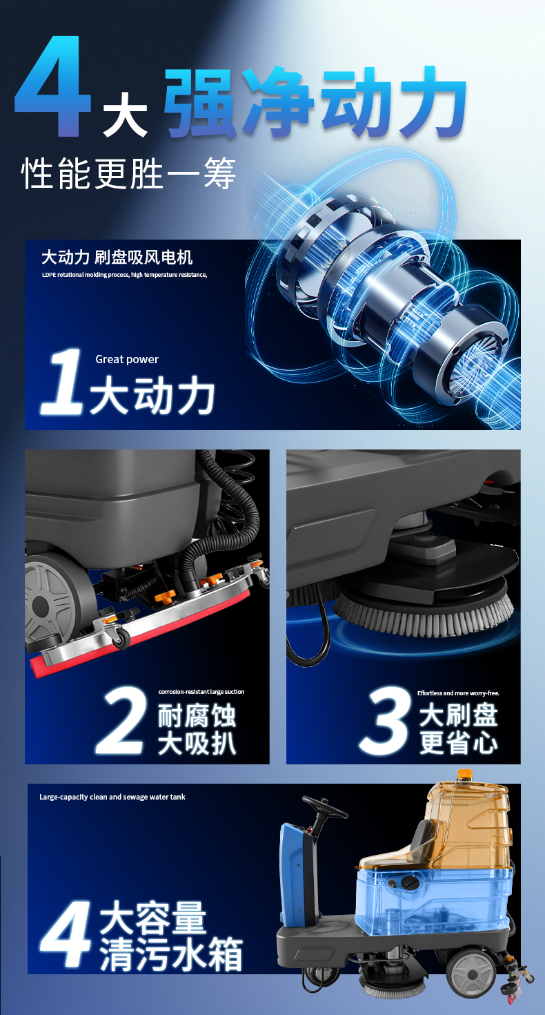 鼎潔盛世駕駛式洗地機(jī)JM85M13