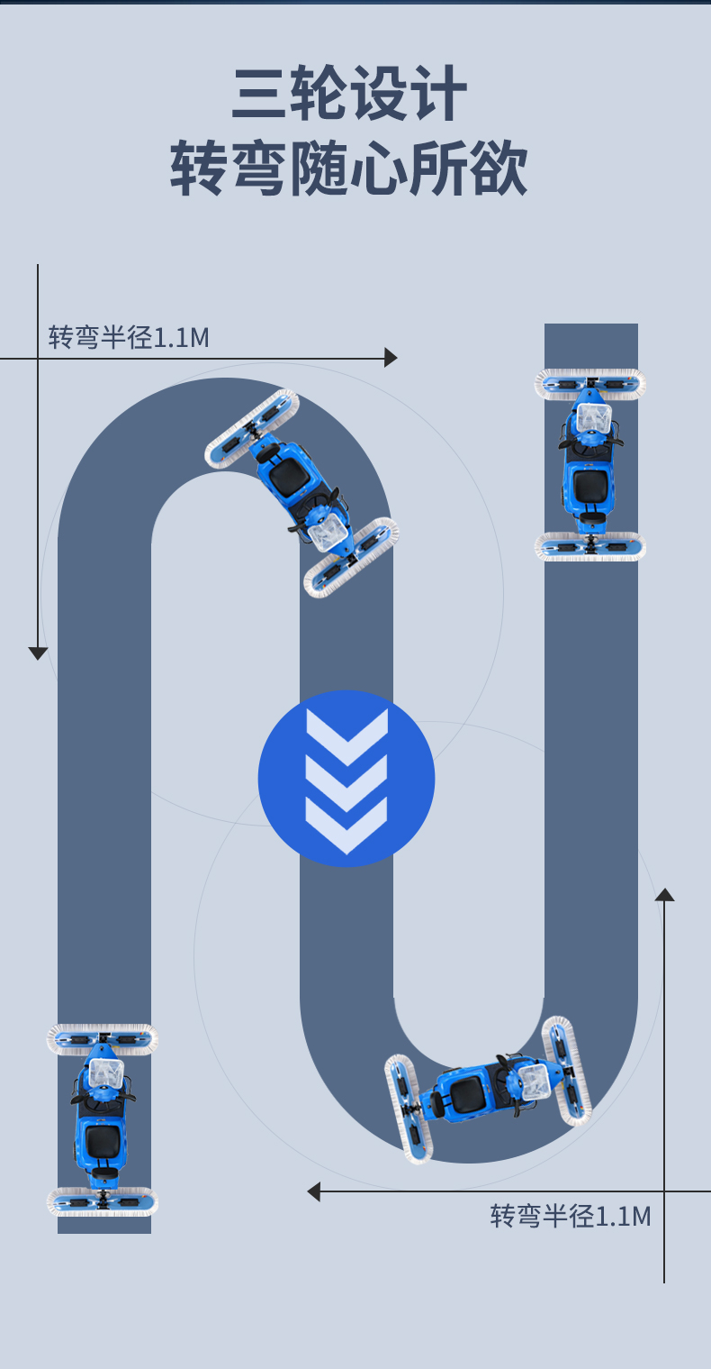 鼎潔盛世駕駛式塵推車加壓款DJ50064